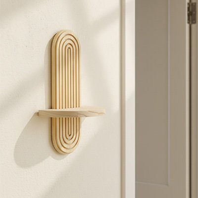 Etagere murale bois