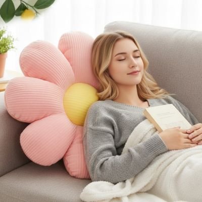 Coussin fleur