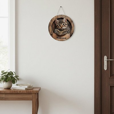 Decoration murale en bois 