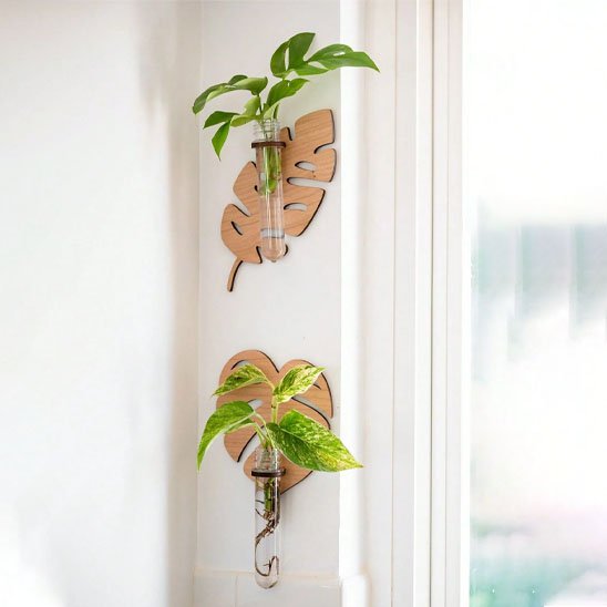 Pot de fleur mural