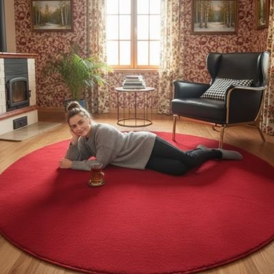 Tapis rond salon